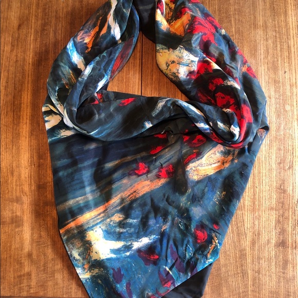 AY Jackson Silk Scarf Statement Piece Group of Seven Collectors item - Picture 5 of 8